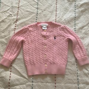 Ralph Lauren cable sweater cardigan